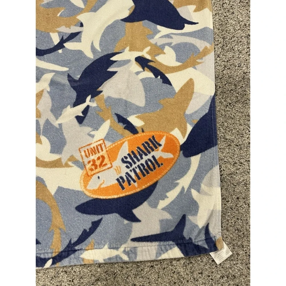 Kids beach towel Shark Patrol 55x27 Pool Towel Camp Beach